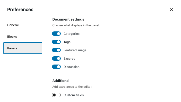 Enable WordPress Custom Fields Menu