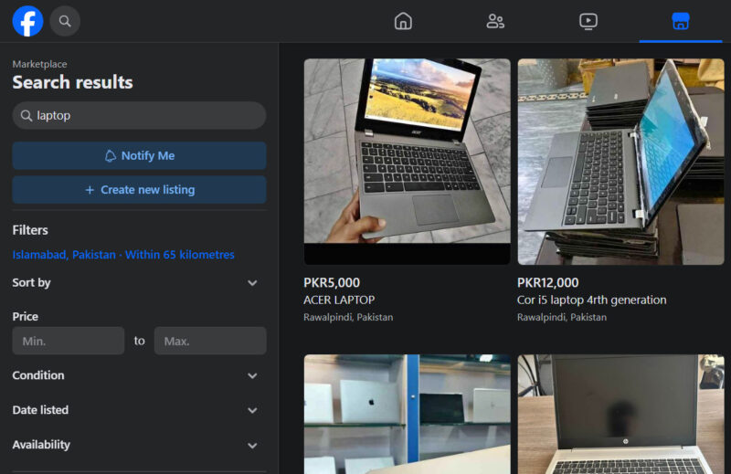 Facebook Marketplace On Pc