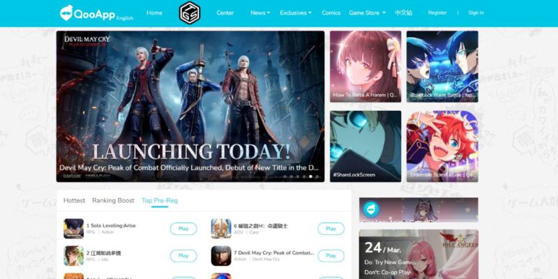 Google Play Store Alternatives Qooapp