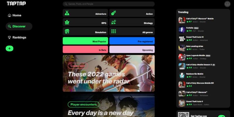 Google Play Store Alternatives Taptap Web