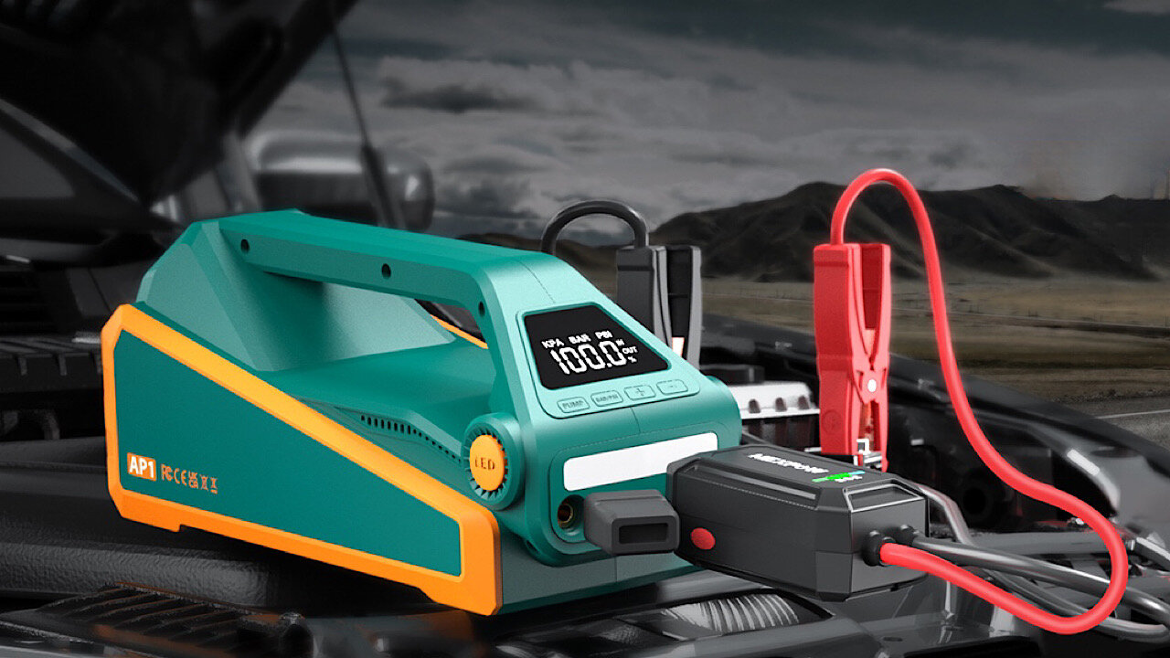 Nexpow Ap1 Jump Starter Air Compressor Featured
