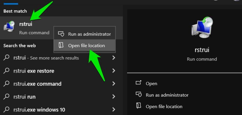 Open System Restore App