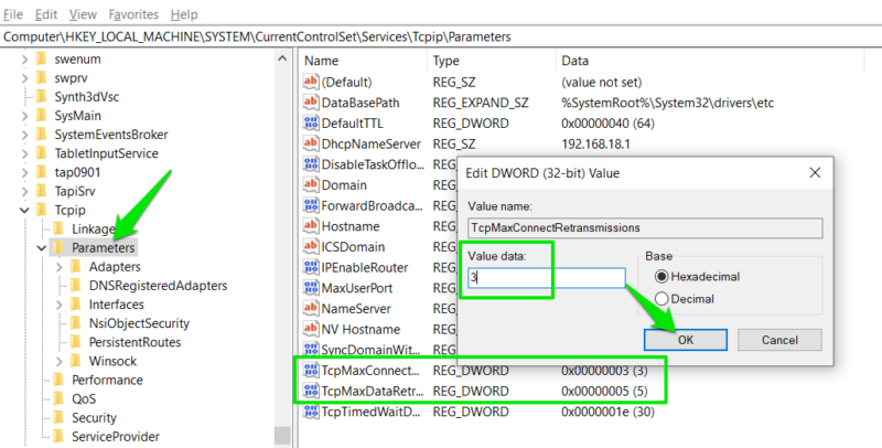 Optimize Network Stability Registry