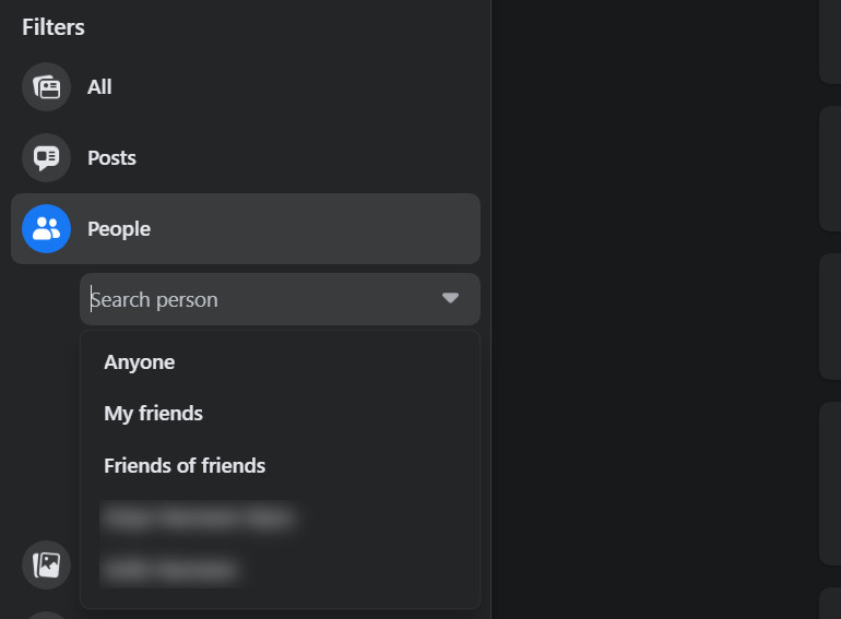 Searching People On Facebook