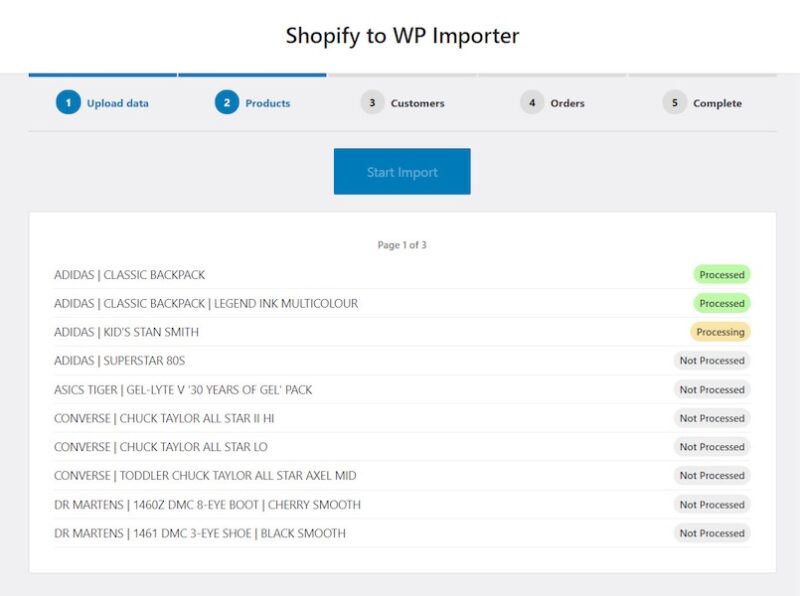 Shopify To Wp