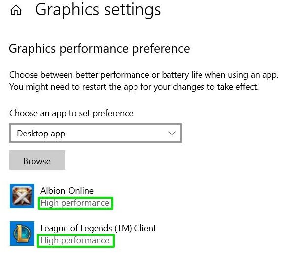 Use Dedicated Graphics Card For Apps