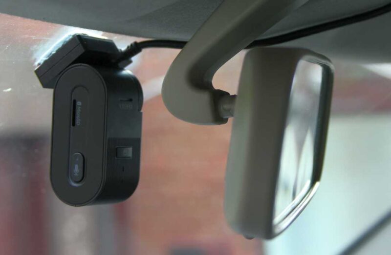 Viofo Vs1 Tiny 2k Behind Mirror