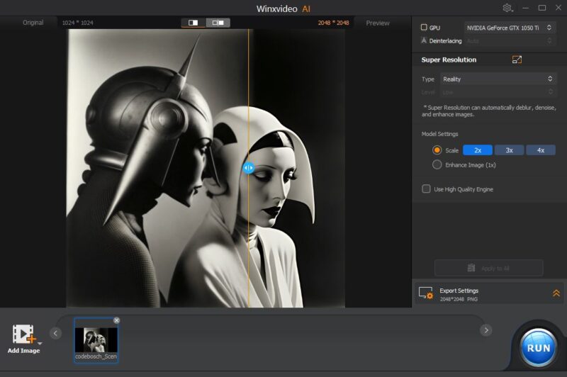 Winxvideoai Still Double Resolution