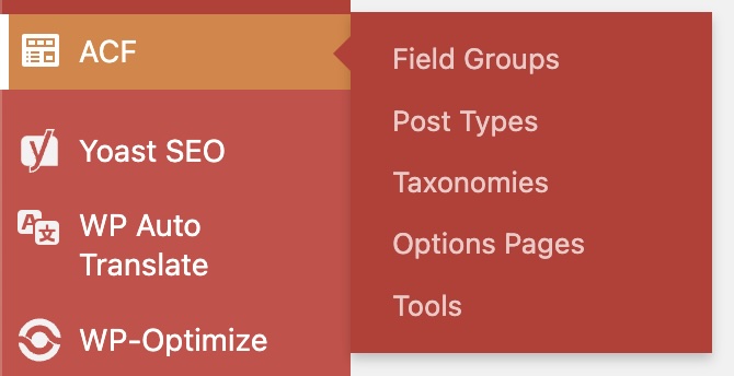 Acf WordPress