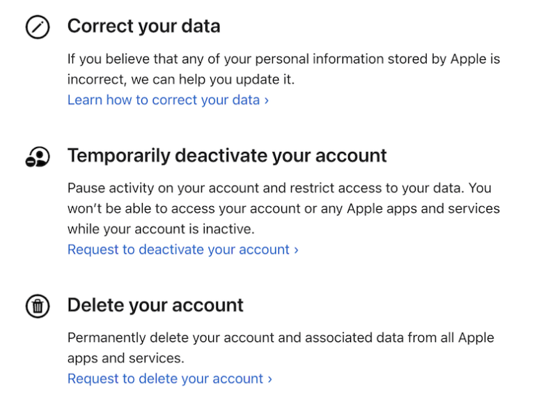 Apple Id Delete Account