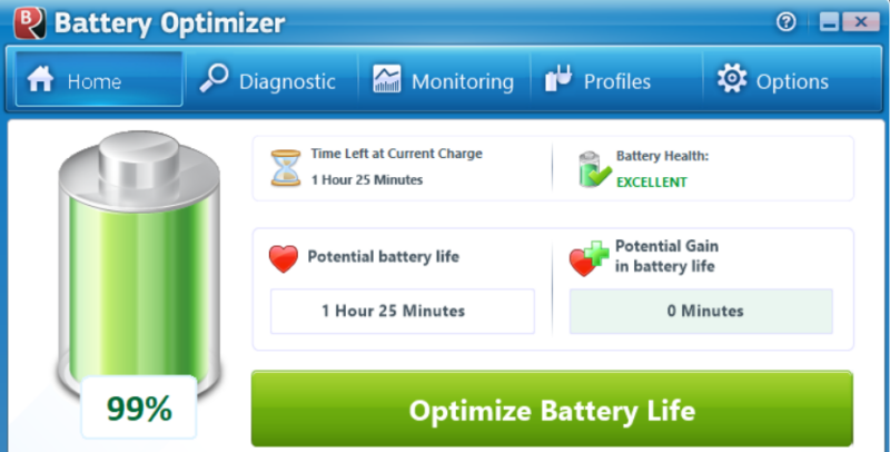 Battery Optimizer Interface