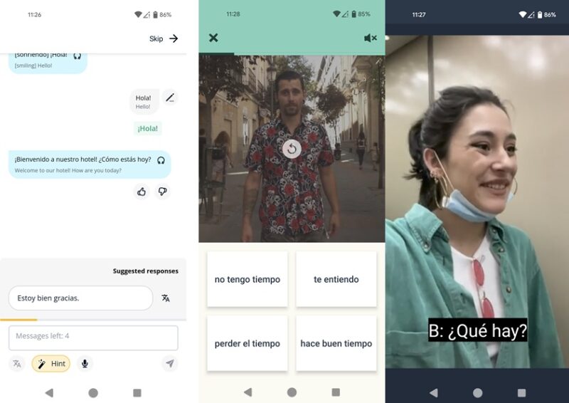 Memrise app interface overview.