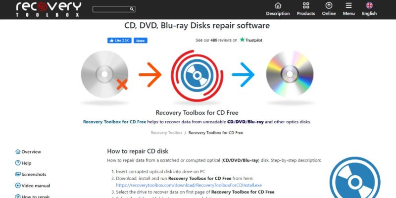 Cd Dying Recovery Software Recoverytoolbox
