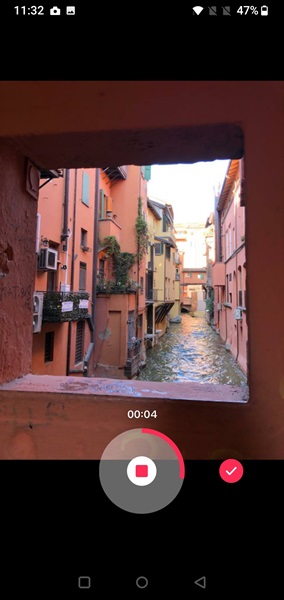 Creating a video slideshow with TikTok app.