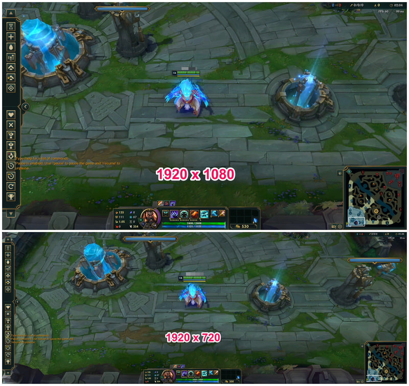 Custom Screen Resolution Comparison