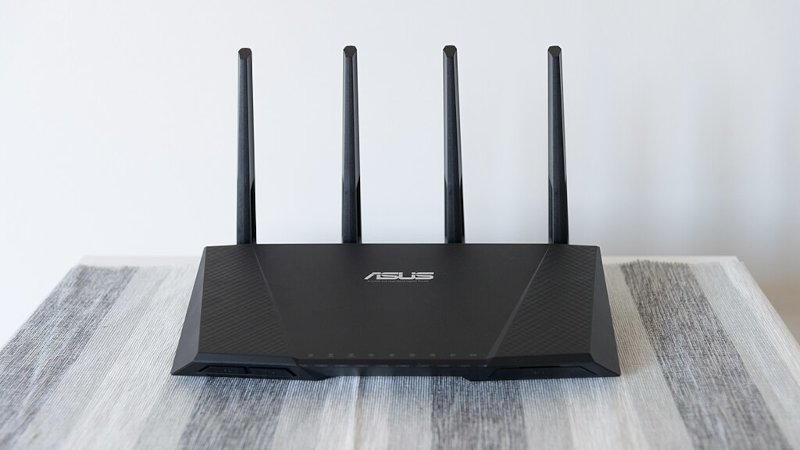 An ASUS router with an NAT.