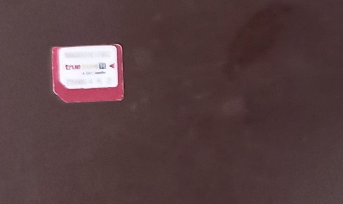 TrueMoveH, a local SIM card of Thailand.