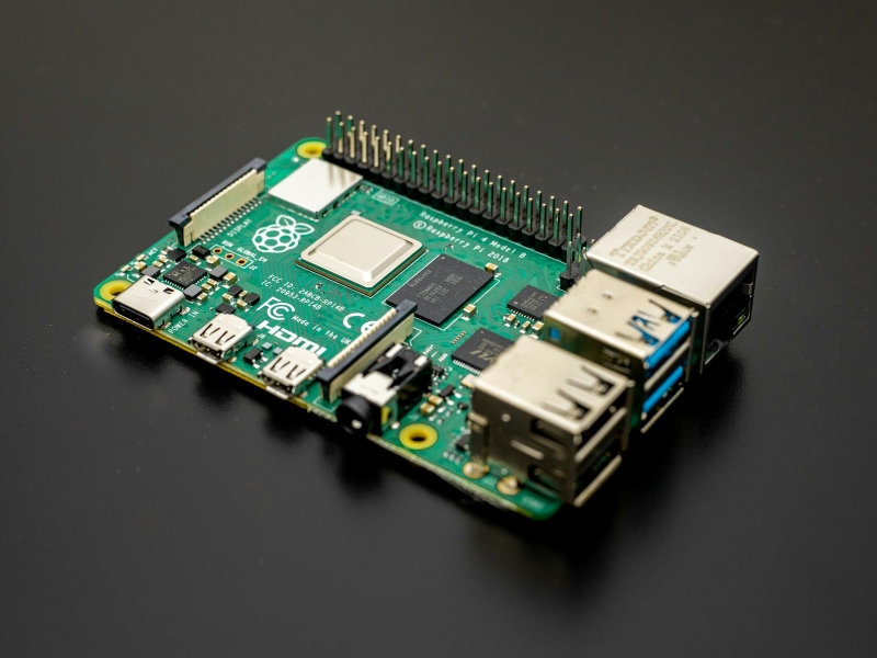 Raspberry Pi Close Up Ports