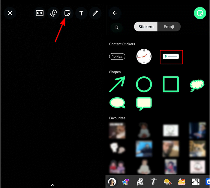 Add Location On Sticker In Whatsapp