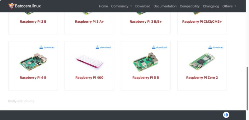 Batocera Linux Download Options
