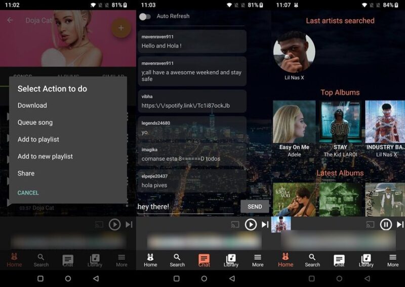 Fido app interface overview.