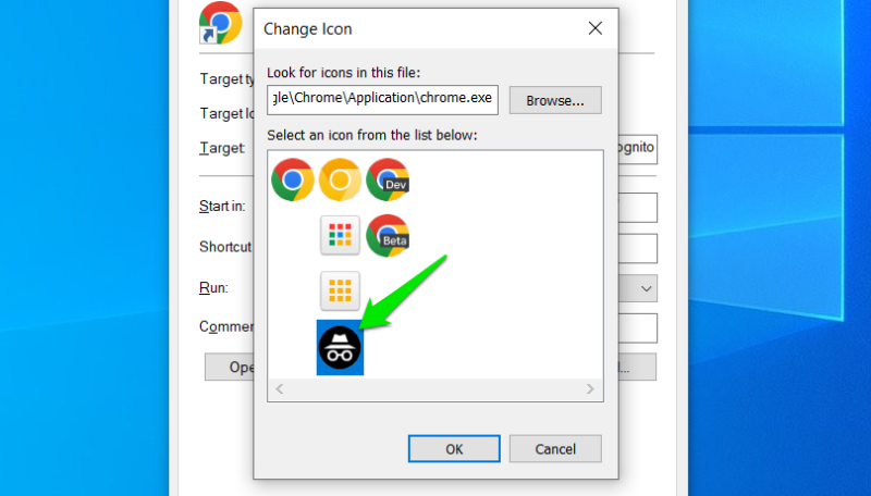 Change Chrome Icon