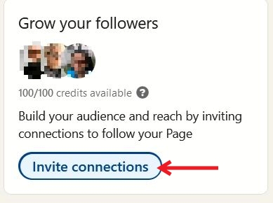 Pressing "Invite connections" button in LinkedIn page.