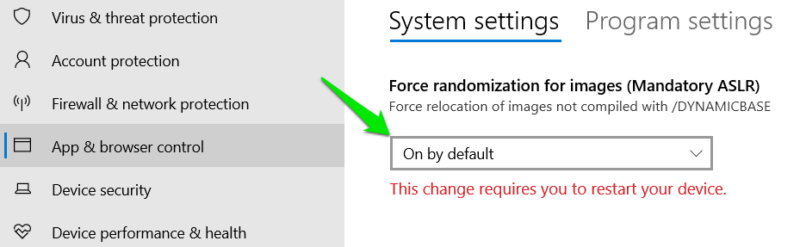 Enable Force Randomization For Images