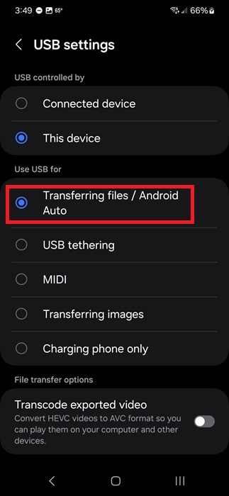 Uninstalling apps on Android by connecting to your computer via USB and deleting files.