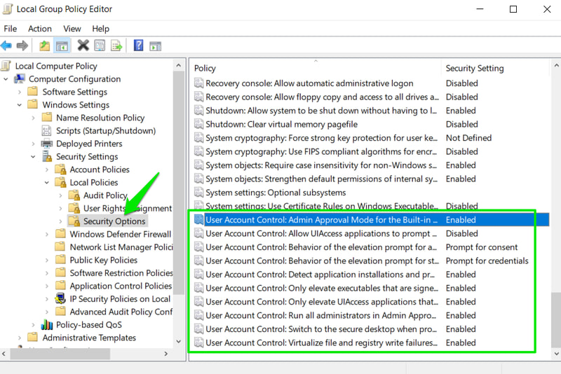 Improve UAC Security