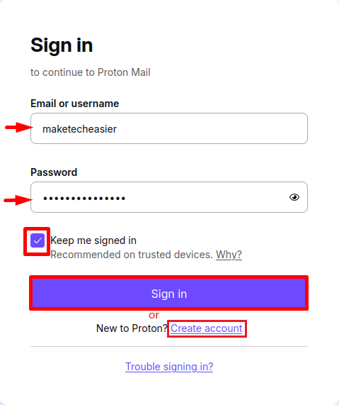 Login To Proton Mail