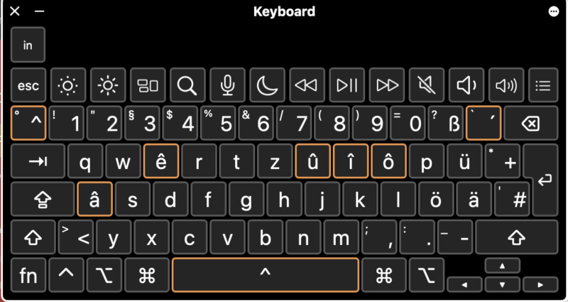 Macos Virtual Keyboard Modifiers