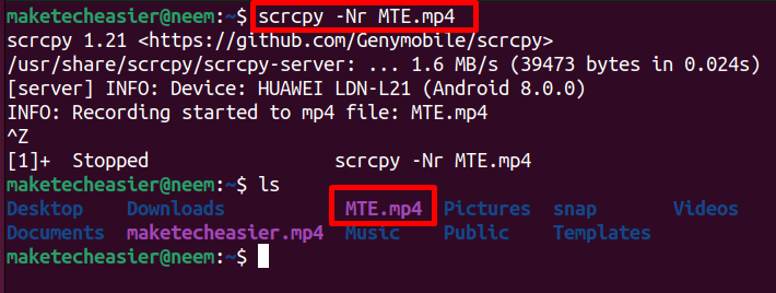 Scrcpy No Display Recording