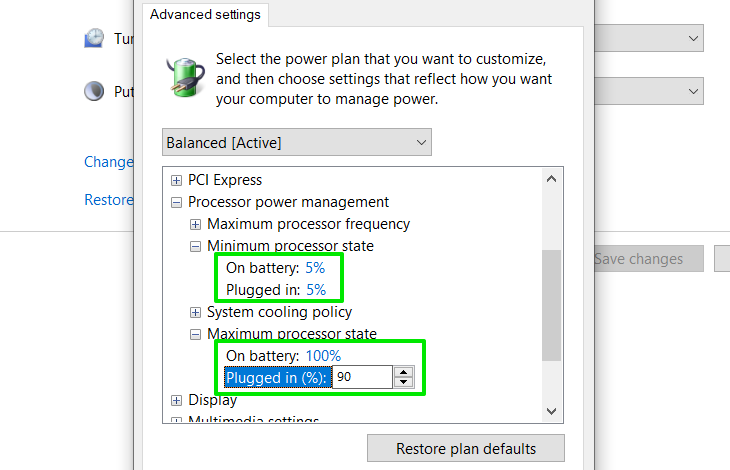 Processor Power State