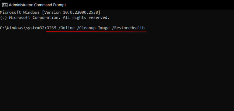 Restorehealth Command