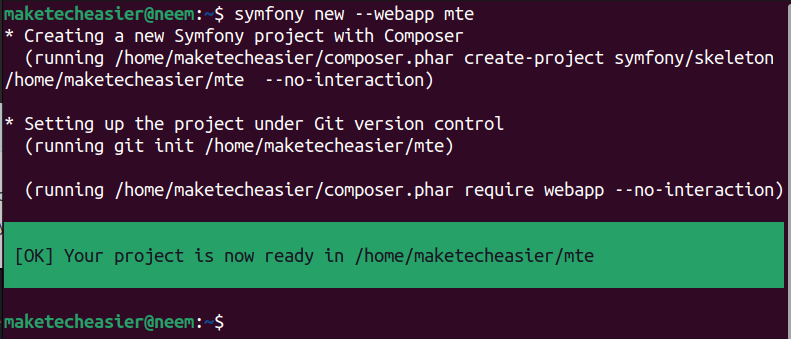 Create web application