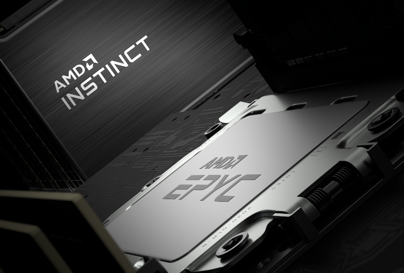 AMD Instinct MI100 and AMD EPYC processor