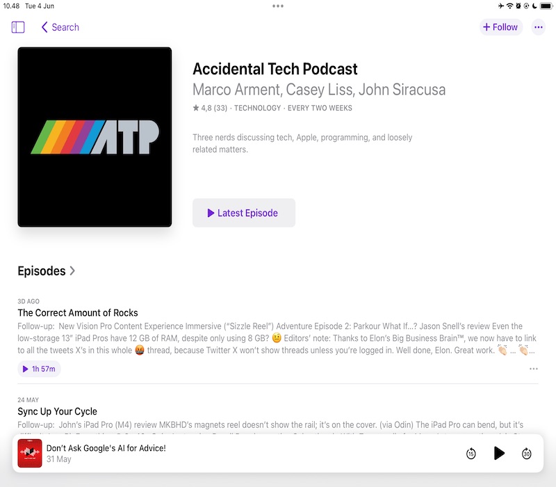 Accidental Tech Podcast