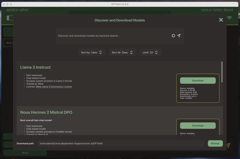 Gpt4all Model Download