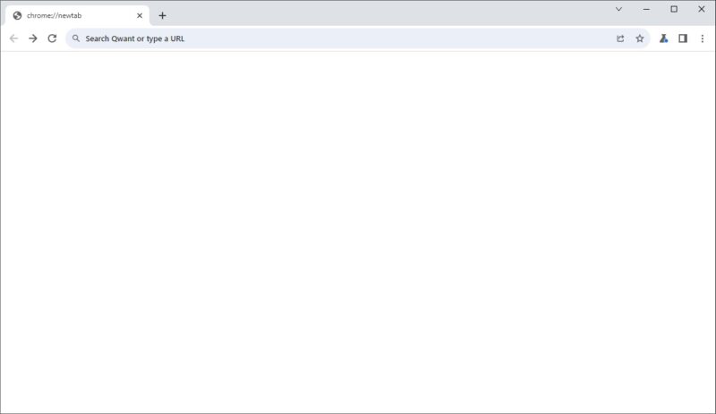 Iridium browser window