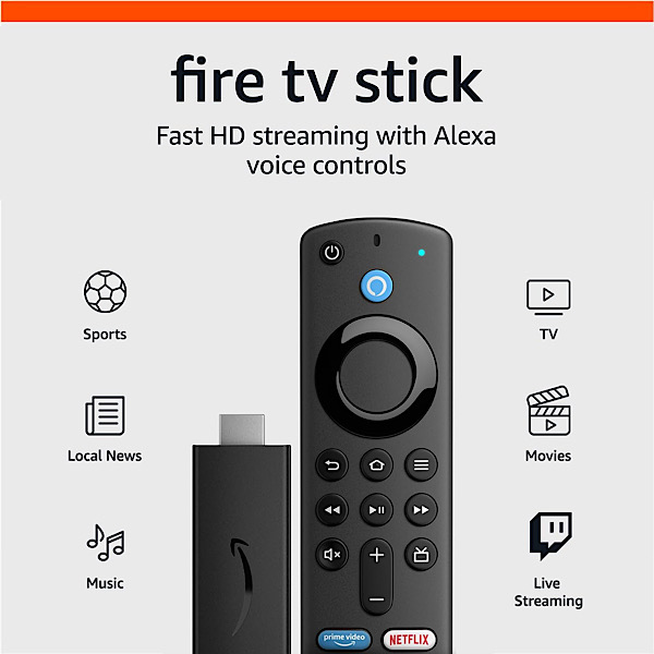 Amazon Fire Tv Stick Fast Hd Streaming With Alexa