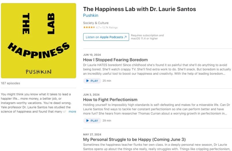 The Happiness Lab mental health podcast on Apple Podcasts.