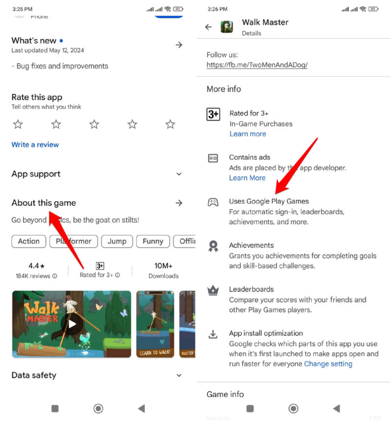 Check Play Games Support