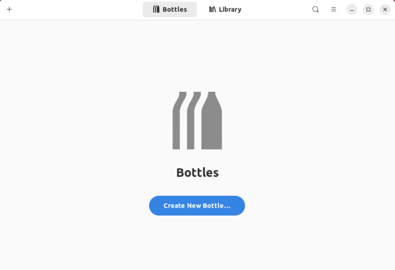Create New Bottle