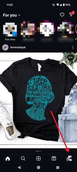 Delete Instagram Mobile Profile Pic