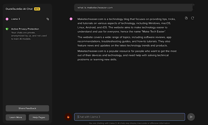 Duckduckgo Ai Chat Asking Questions