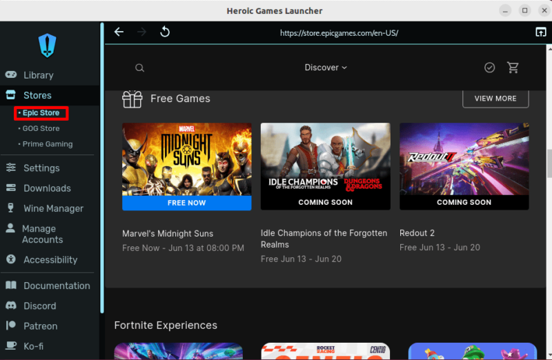 Explore Epic Games Store