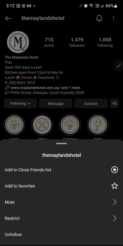 Instagram Clen Up Feed Sensitive Mute Account User Profile