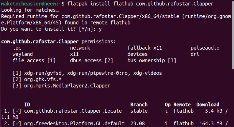 Install Clapper Flatpak
