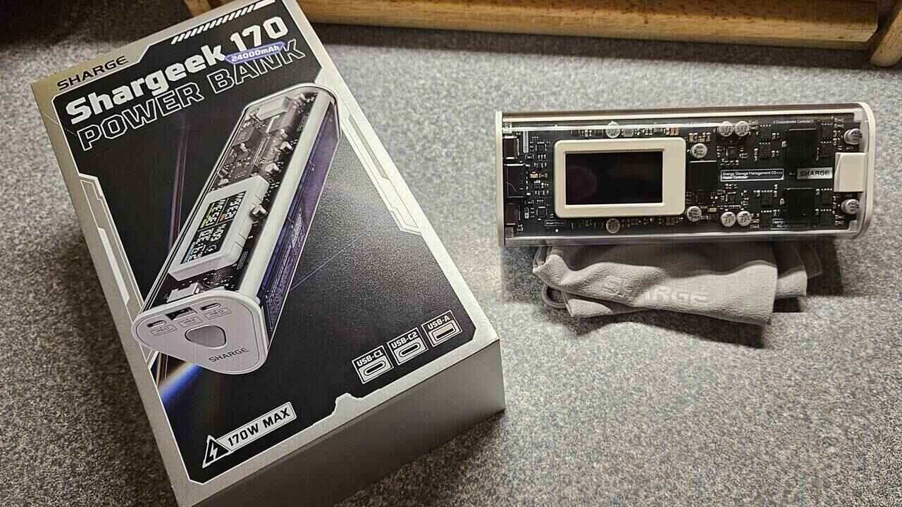 Never Run Out of Power With the Shargeek 170 Power Bank